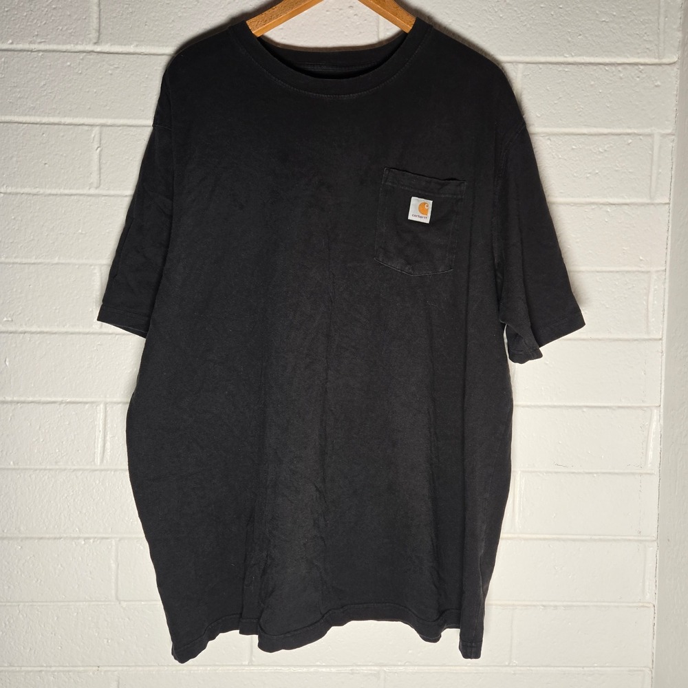 Carhartt K87 Pocket T-Shirt Mens‎ 2XL Tall Relaxed Cotton Short Sleeve Workwear